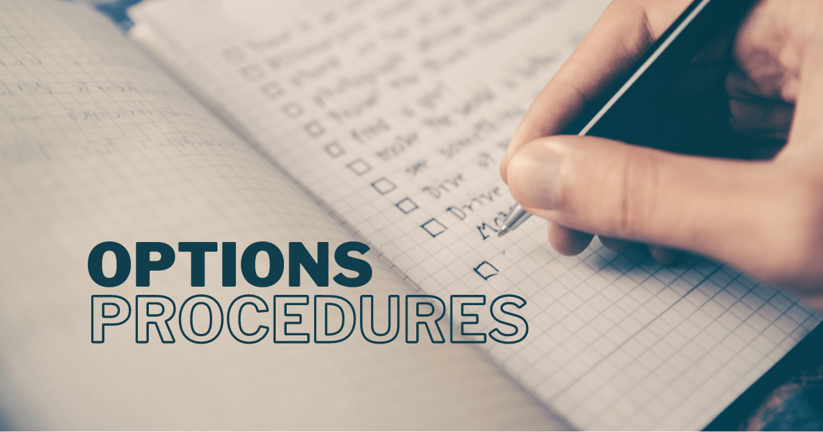 metaprogram options or procedures